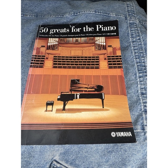 Other - 50 Greats for the Piano Yamaha Sheet Music Book Classical Pieces